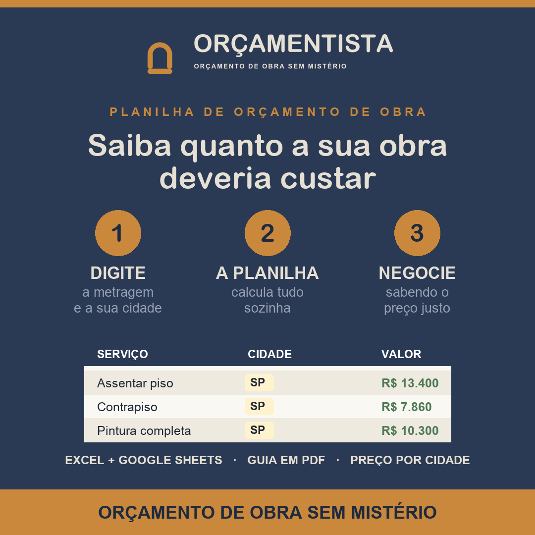 Planilha ORÇAMENTISTA